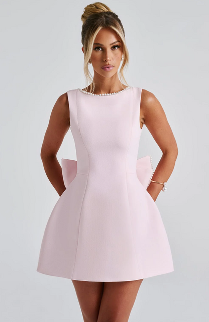 Flake pink dress